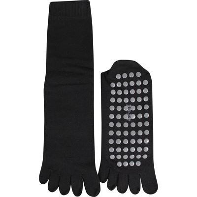 PRSTAN 03 cotton toe socks with ABS BLACK