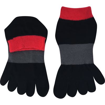 Cotton toe socks PRSTAN 11 low with MAGENTA