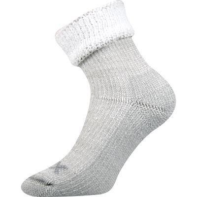 QUANTA women's winter socks made of merino wool, WHITE