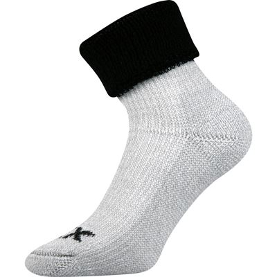 QUANTA women's winter socks made of merino wool BLACK