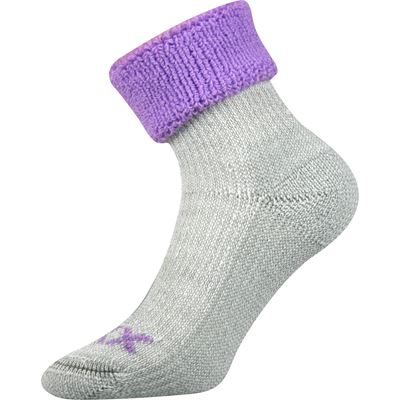 QUANTA women's winter socks made of merino wool PURPLE