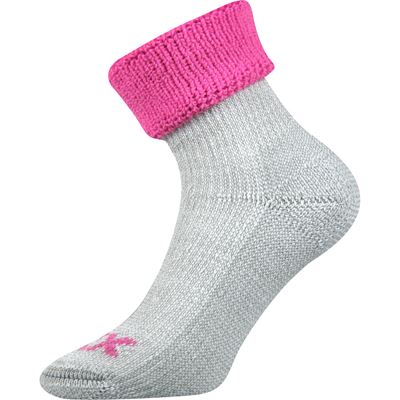 QUANTA women's winter socks made of merino wool PINK