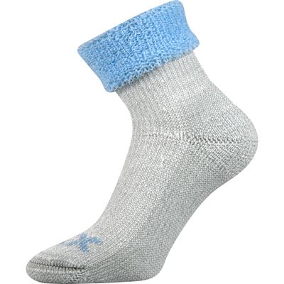 QUANTA women's winter socks made of merino wool LIGHT BLUE