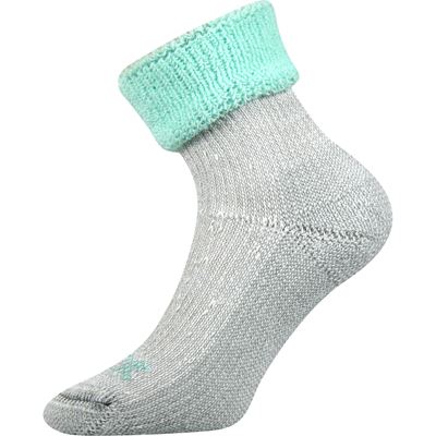 QUANTA women's winter socks made of merino wool LIGHT GREEN