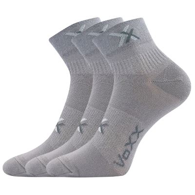 QUENDA light grey cotton sports socks
