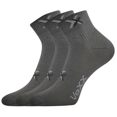 QUENDA dark grey cotton sports socks