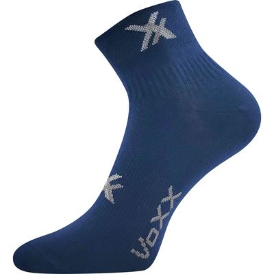 QUENDA dark blue cotton sports socks