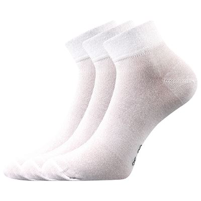 Medium-height bamboo socks RABAN thin WHITE