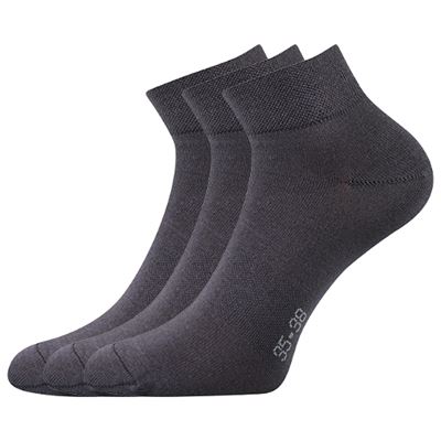 Medium-height bamboo socks RABAN thin DARK GREY