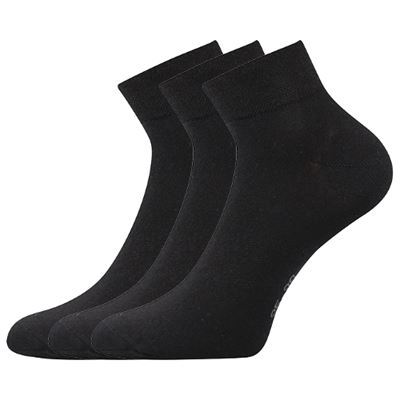 Medium-height bamboo socks RABAN thin BLACK