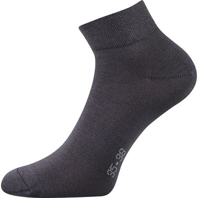 Medium-height bamboo socks RABAN thin DARK GREY