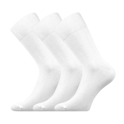 RADOVAN thin single-colour socks, white