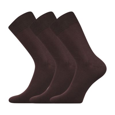 RADOVAN thin single-colour socks, brown