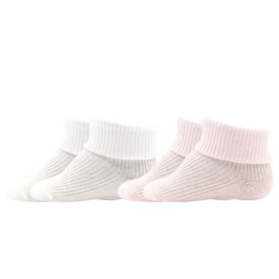 RAFA cotton baby socks, 2 pairs, MIX GIRLS