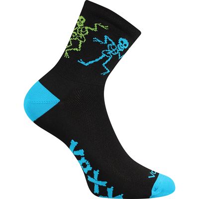 RALF X cycling socks with SKELETON design