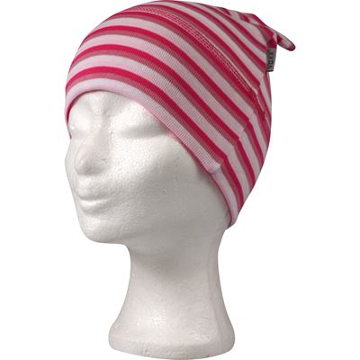 RAVČES EARS baby hat, cotton, WITH STRIPES, pattern C