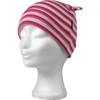 RAVČES EARS baby hat, cotton, WITH STRIPES, pattern C