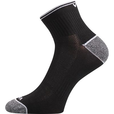 RAY sports socks with reflective element BLACK