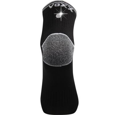 RAY sports socks with reflective element BLACK