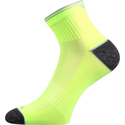 RAY sports socks with NEON YELLOW reflective element