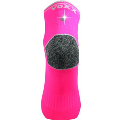 RAY sports socks with reflective element NEON PINK