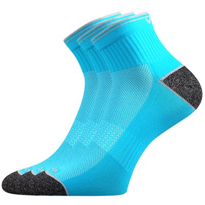 RAY sports socks with reflective element NEON TURQUOISE
