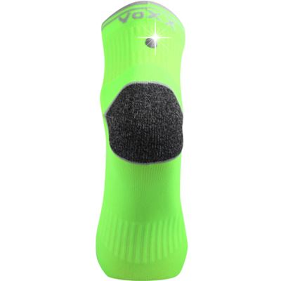 RAY sports socks with NEON GREEN reflective element