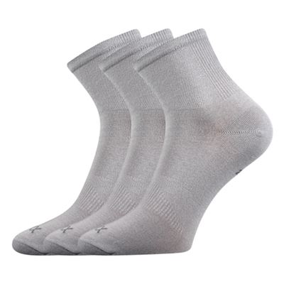 REGULAR low-cut socks with silver LIGHT GREY