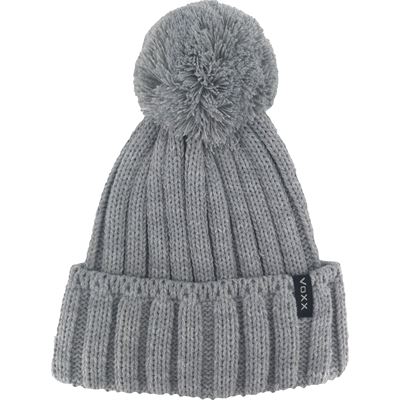 RENAM boys' knitted hat with pom-pom LIGHT GREY