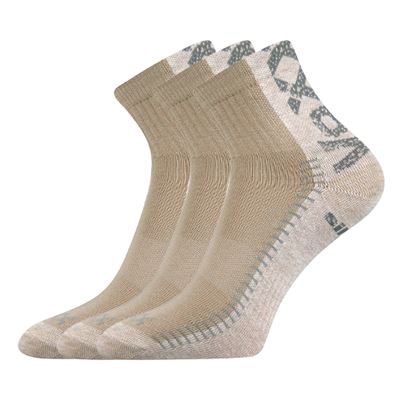 REVOLT low-cut socks with silver BEIGE