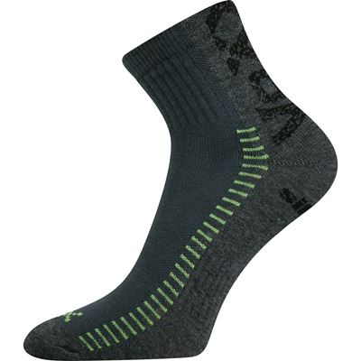 REVOLT low-cut socks with silver DARK GREY