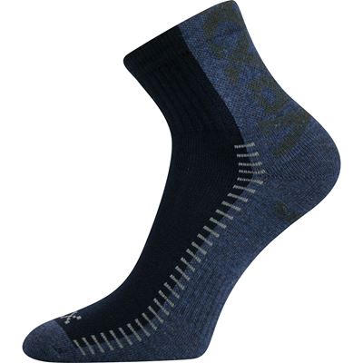 REVOLT low-cut socks with silver DARK BLUE