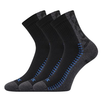 REVOLT low-cut socks with silver BLACK