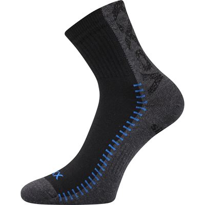 REVOLT low-cut socks with silver BLACK
