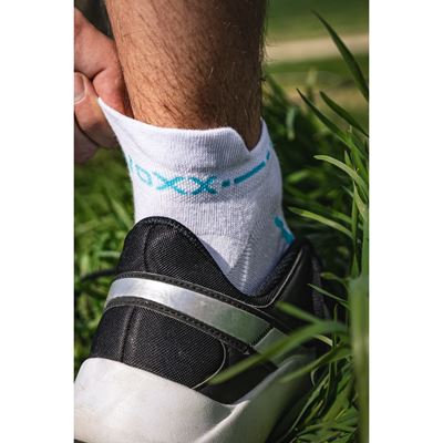 REX 10 cotton short thin socks, WHITE