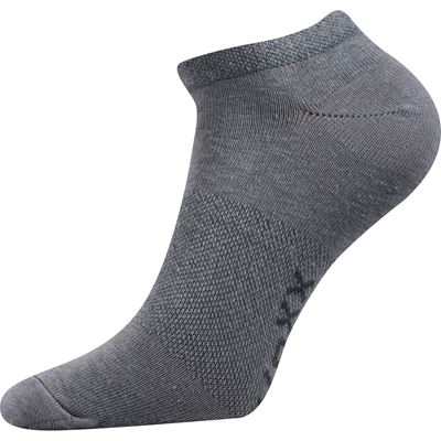 Short thin socks REX 00 cotton LIGHT GREY