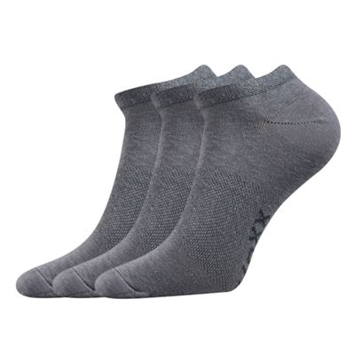 Short thin socks REX 00 cotton LIGHT GREY
