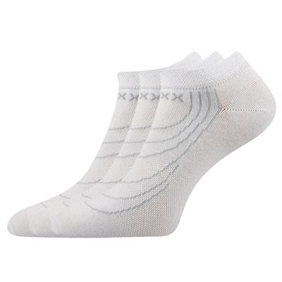 Short thin socks REX 02 cotton WHITE