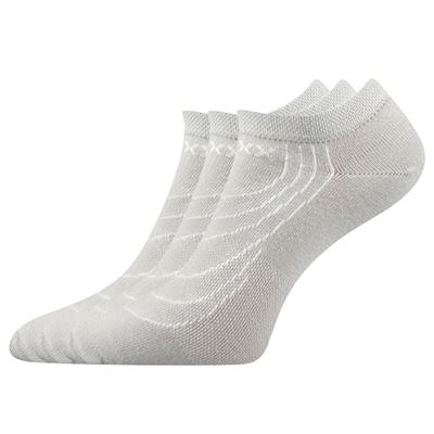 Short thin socks REX 02 cotton LIGHT GREY