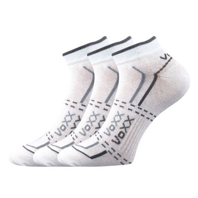 REX 11 short thin cotton socks, WHITE