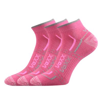 Short thin REX 11 cotton socks, PINK