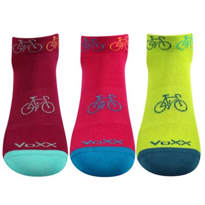 REX 13 cotton short thin socks, MIX colours (3 pairs)