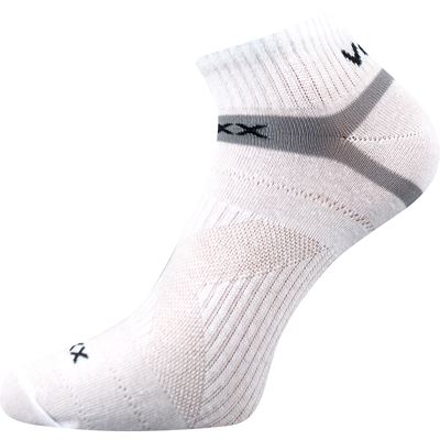 REX 14 cotton short thin socks, WHITE