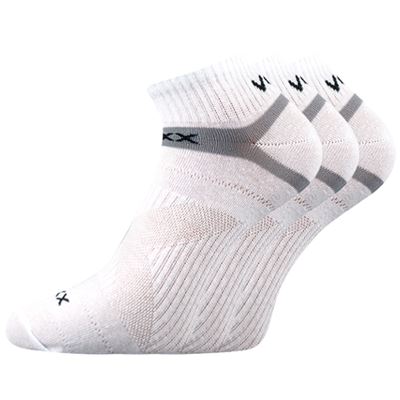 REX 14 cotton short thin socks, WHITE