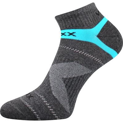 Short thin REX 14 cotton socks MIX DARK (3 pairs)