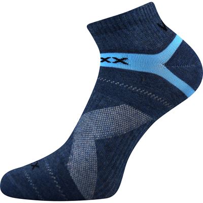 Short thin REX 14 cotton socks MIX DARK (3 pairs)