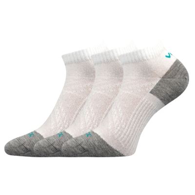 REX 15 cotton short thin socks, WHITE