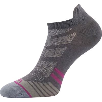 Women's short thin REX 17 cotton socks LIGHT GREY