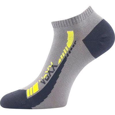 REX 19 cotton short thin socks, GREY