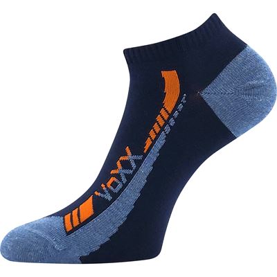 REX 19 thin short cotton socks, DARK BLUE